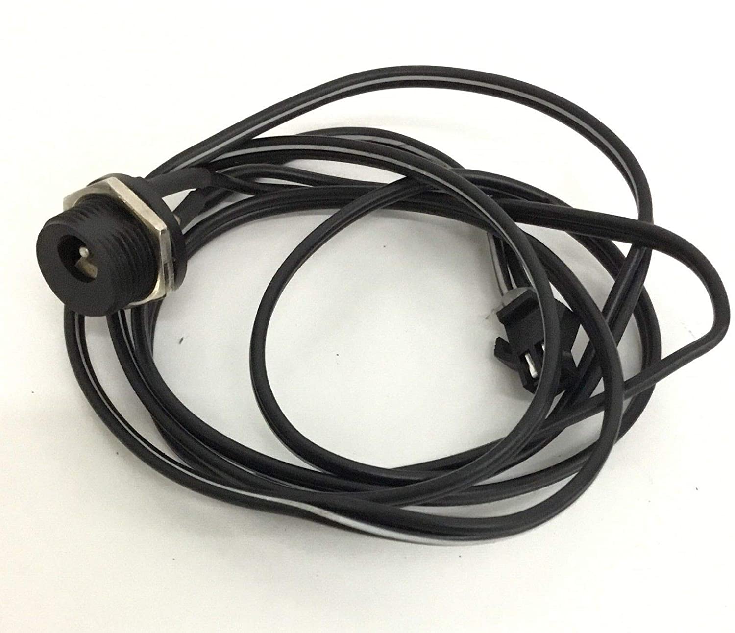 Octane Elliptical Black Input Jack Power Inlet Wire Harness