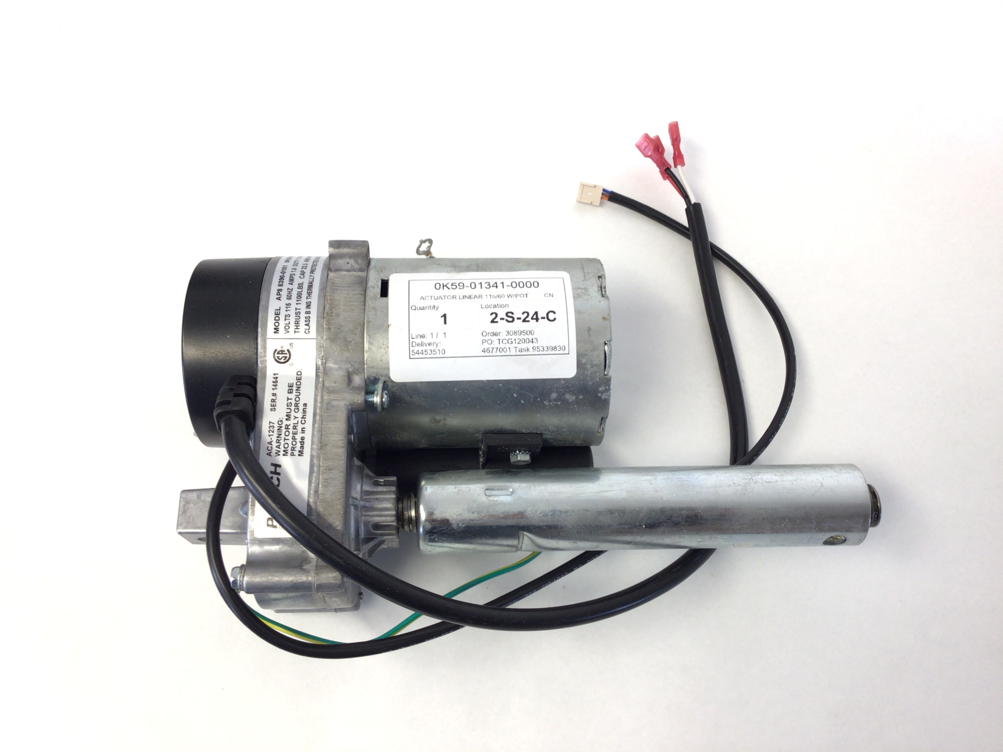 ap8 8390-0101 LIFE FITNESS TREADMILL ACTUATOR LINEAR 115/60 W/POT