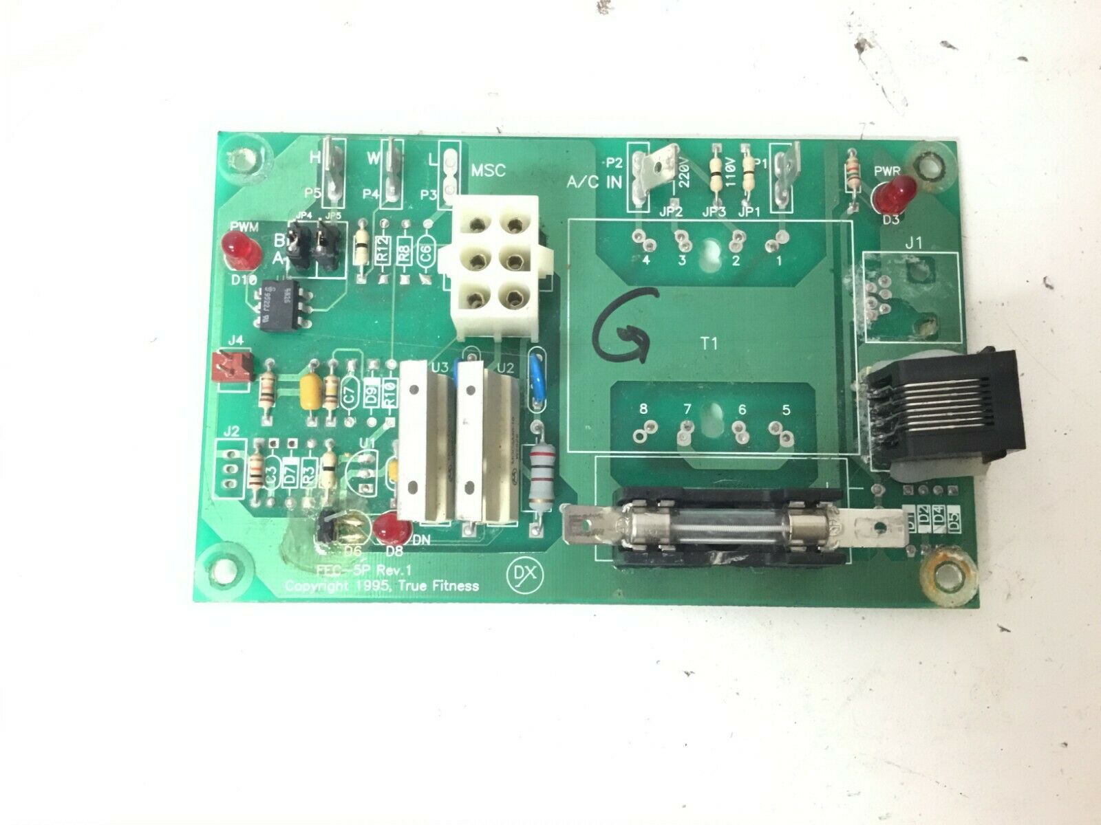 True Fitness 500 SCI Treadmill Power Supply Circuit Board NTI-K436 NAT789 (Used)