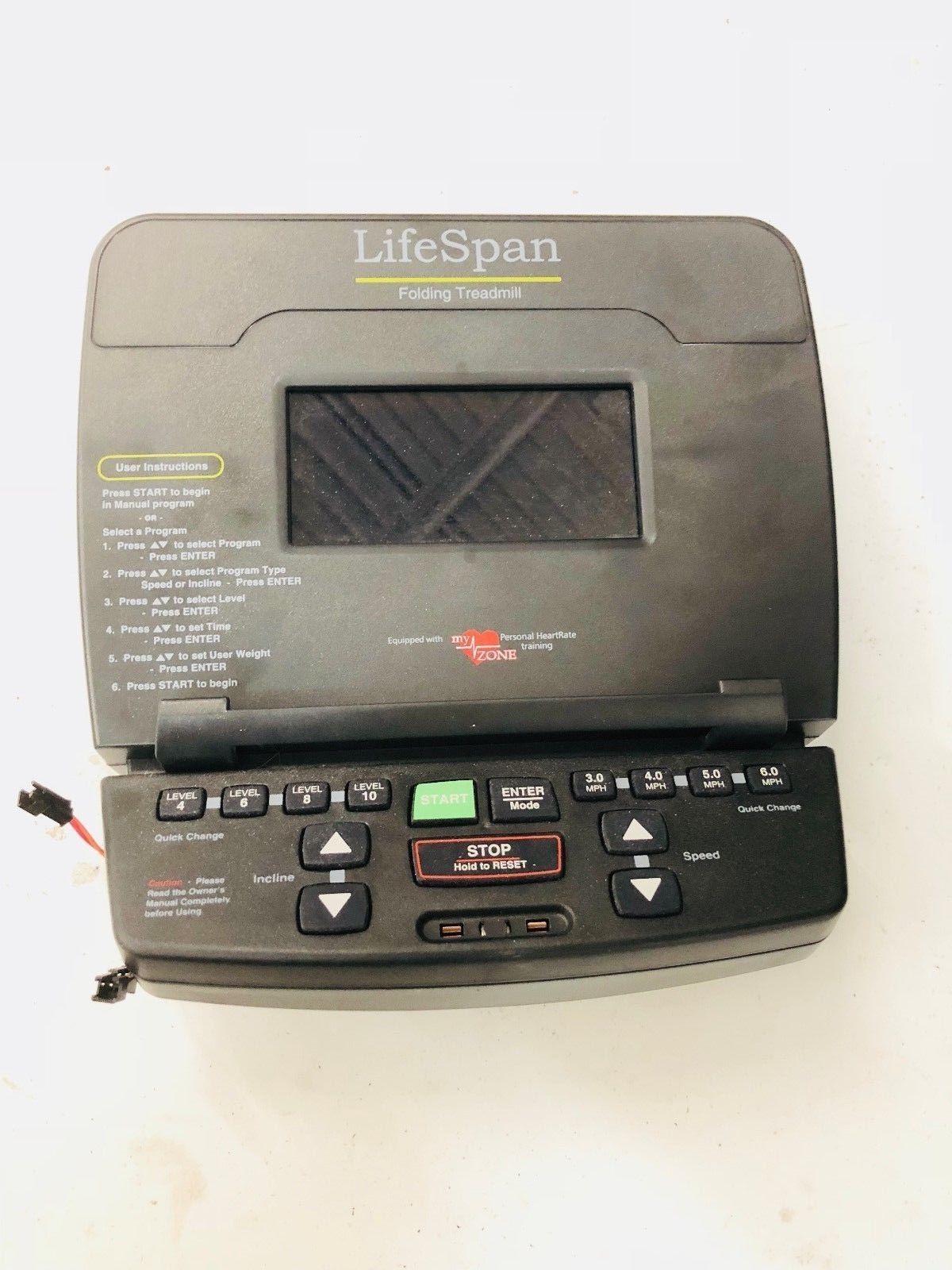 Lifespan tr800i treadmill Display Console (Used)