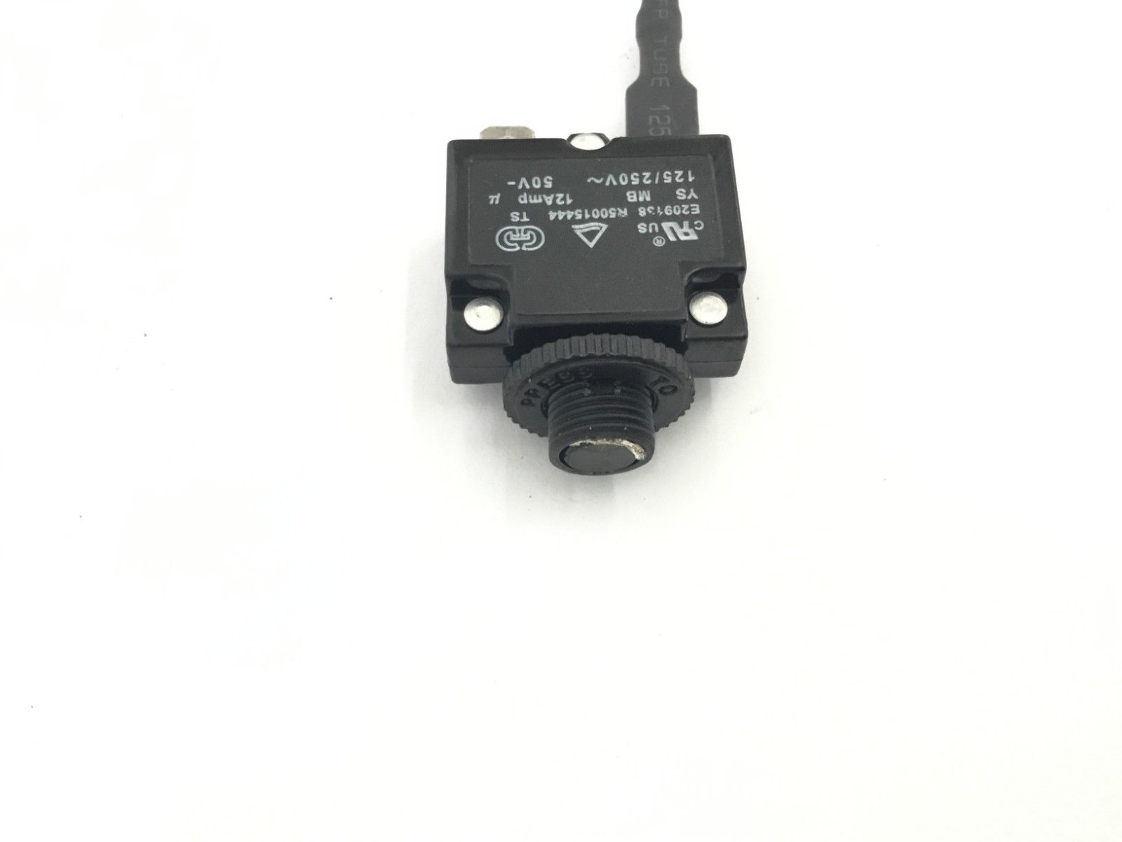 Power Circuit Breaker Switch 12A E209138 (Used)