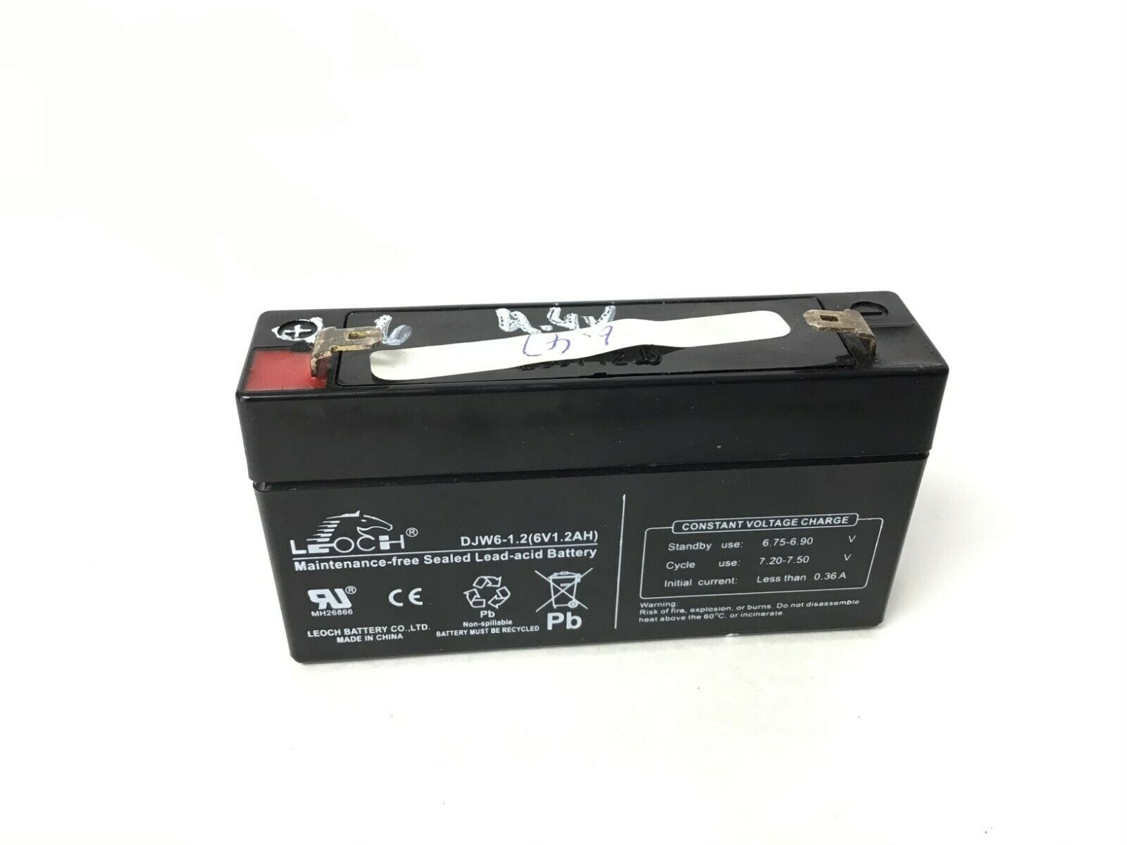 Lead Acid Battery DJW6-1.2(6V1.2AH) (New)