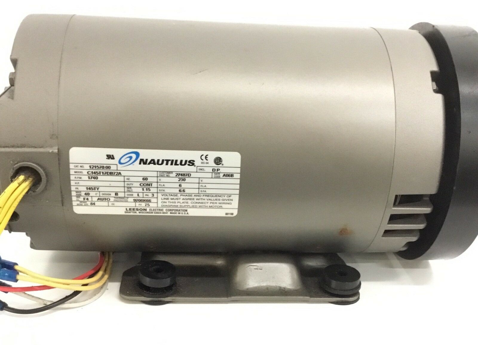 DC Drive Motor With Mount (Refurbished)