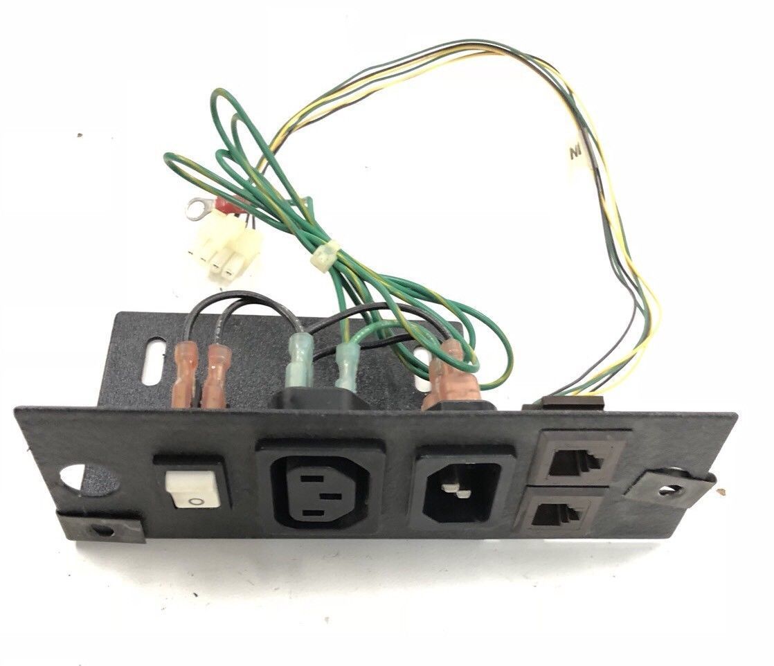 Power Cord Entry Switch Plate Assembly (Used)