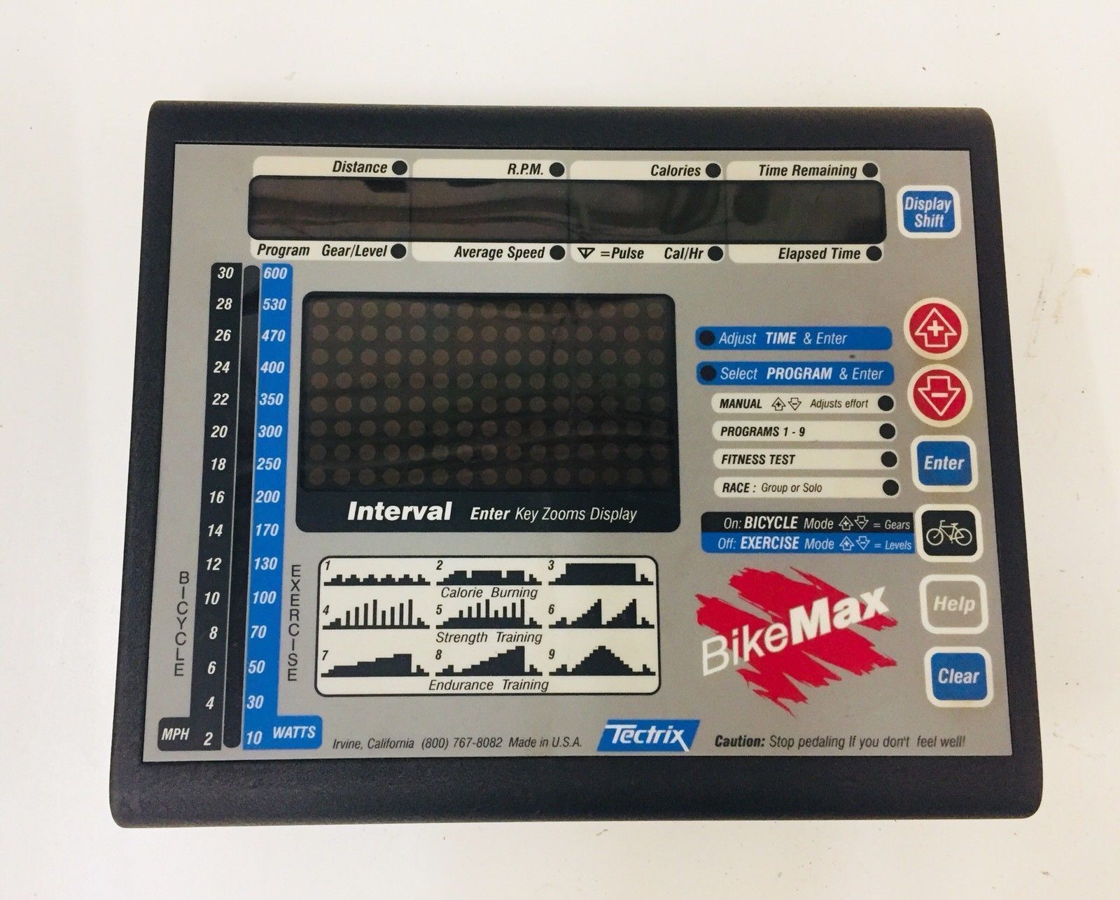 Display Console Overlay & Board (Used)