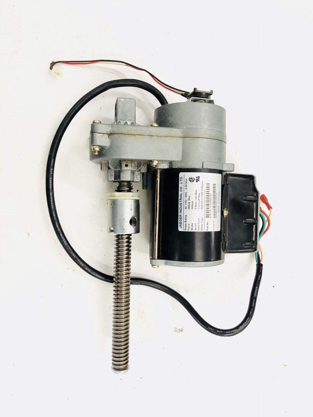 Incline Motor Actuator 6181A-172D000-01 MJ8225 (Used)