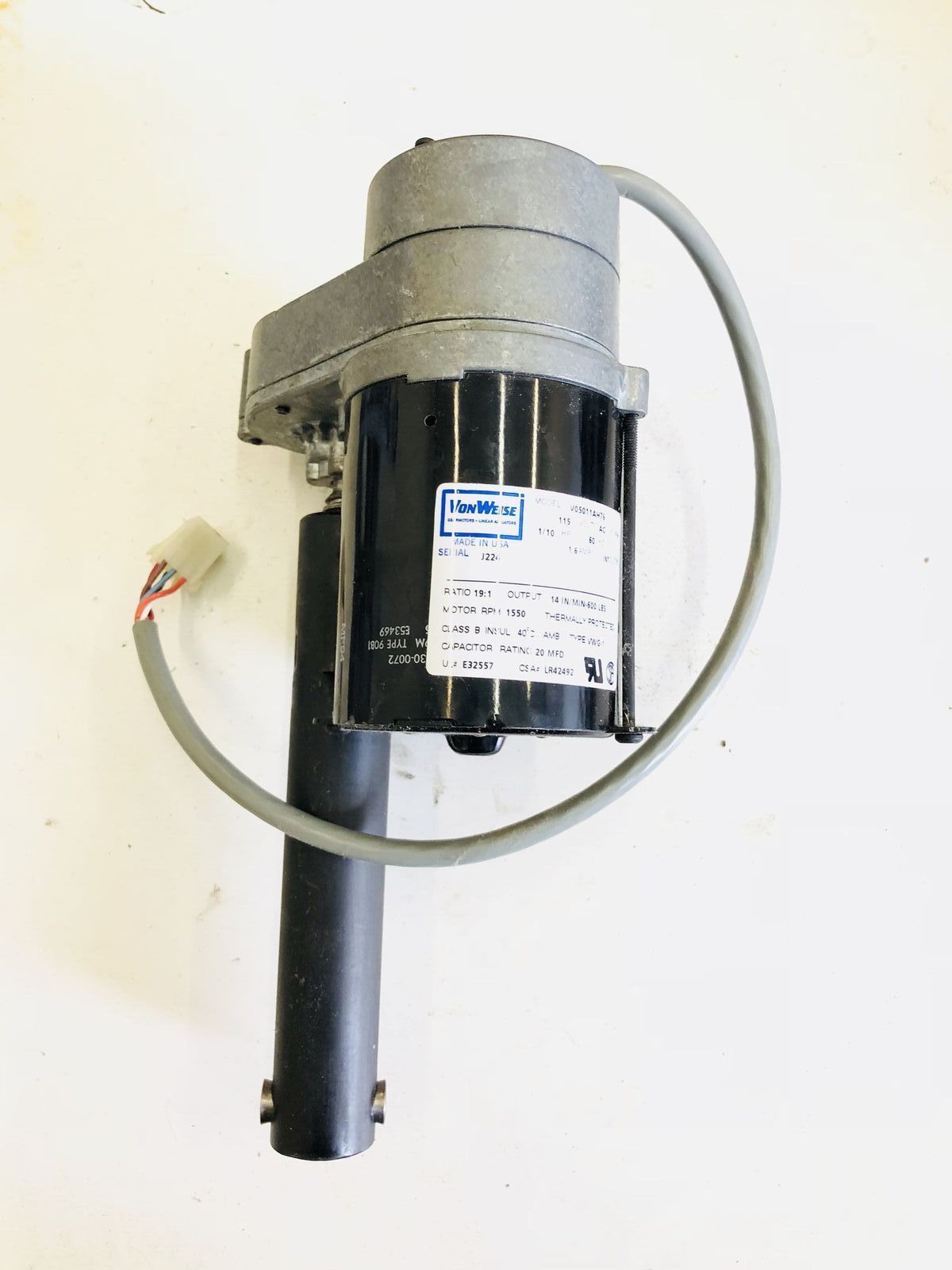 Incline Motor Elevation Lift Actuator (Used)