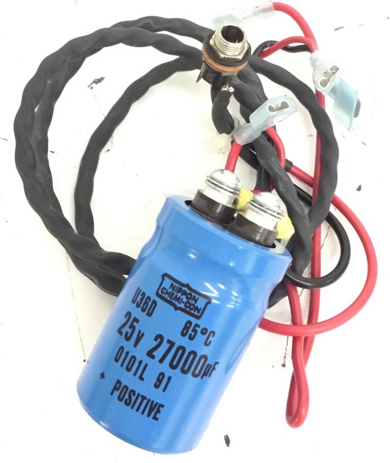 Power Entry Wire and Capacitor 25V (Used)