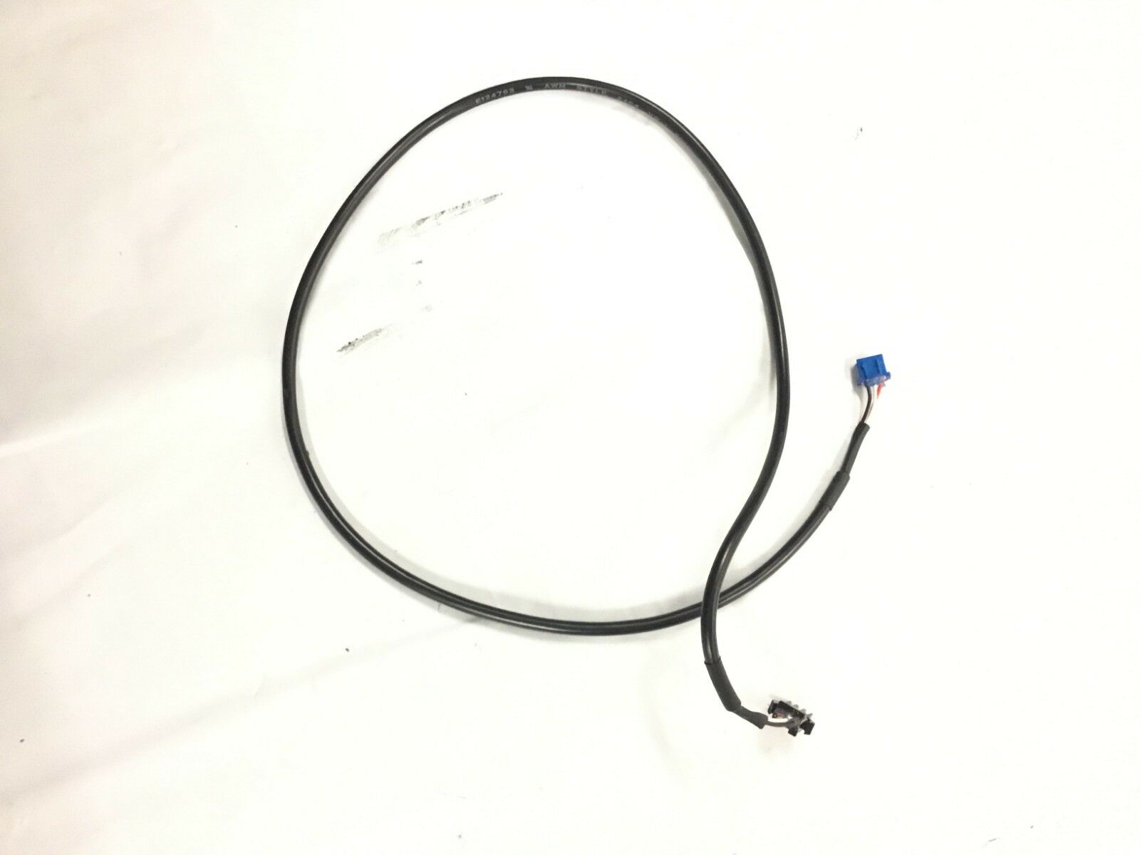 Wire Harness Interconnect Cable Blue Black Connector (Used)